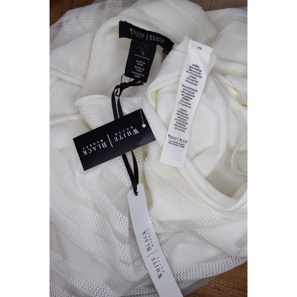 WHBM Layered Shadow Stripe Pullover Long Tank NWT - Picture 9 of 9